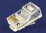 水晶头8P8C(CAT6)一体式(KB方孔)