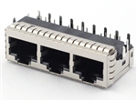 RJ45 1X3S沉板式CAT5E插座 8P