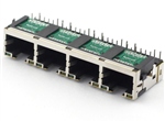 RJ45 1X4S沉板式插座（CAT5E）8P