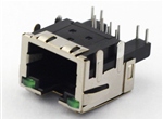 RJ45-S-LED开口型插座 带LED 带弹片