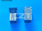 USB 2.0 A母 SIDE DIP90度正向